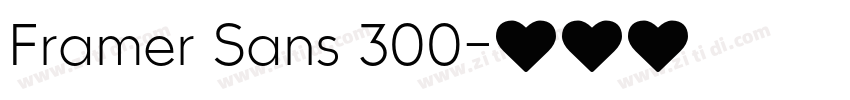 Framer Sans 300字体转换 Framer Sans 300字体转换